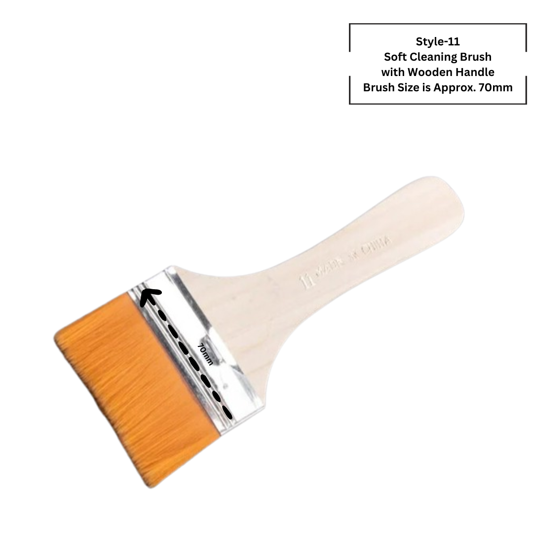 Soft Cleaning Brush Set for PCB/Mobile/ Electronics/Art with Wooden Handle