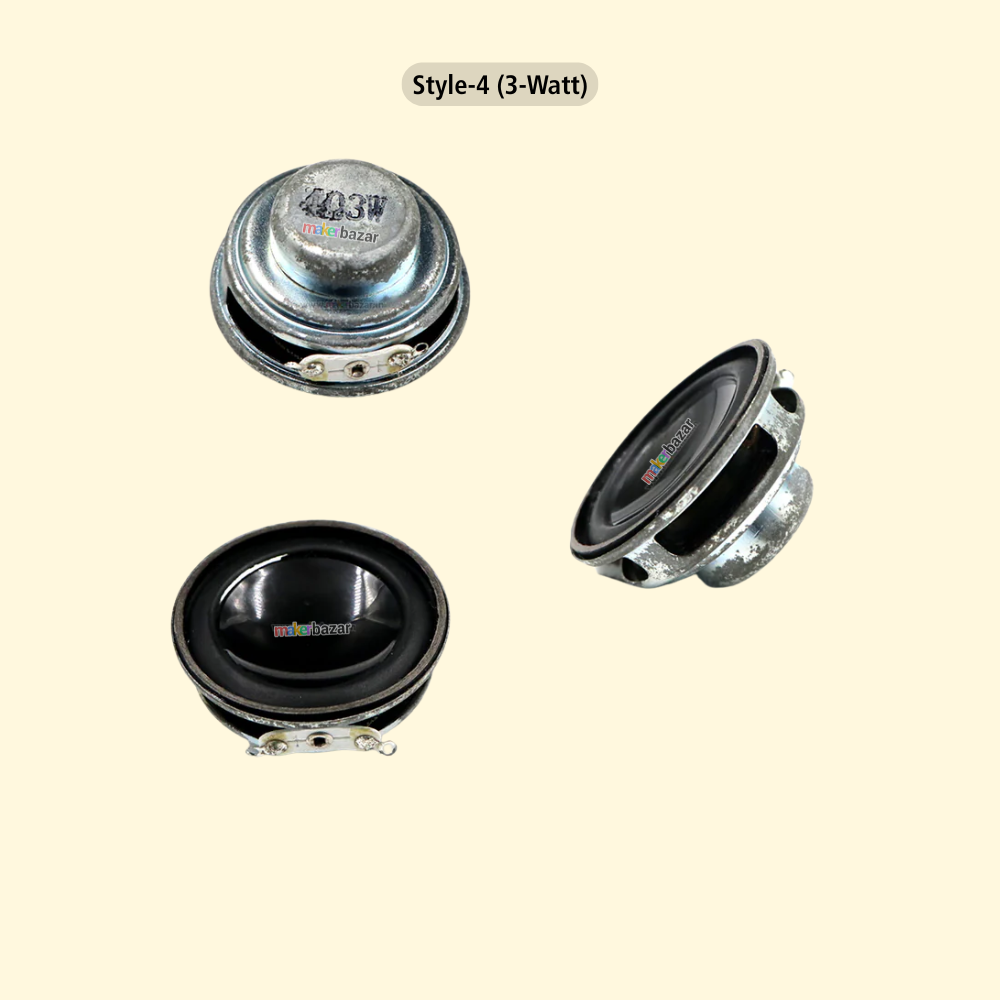 40mm 4-Ohm Speaker Aluminum Shell Internal Magnet 1.6inch