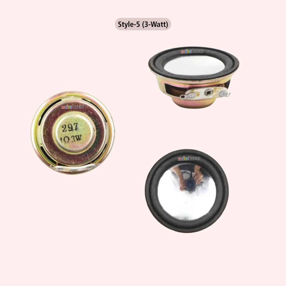 40mm 4-Ohm Speaker Aluminum Shell Internal Magnet 1.6inch