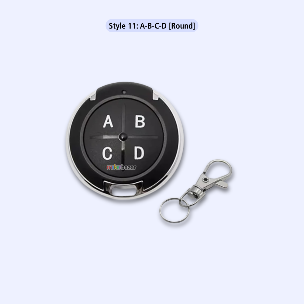 433Mhz 4-Channel RF Transmitter Remote Module