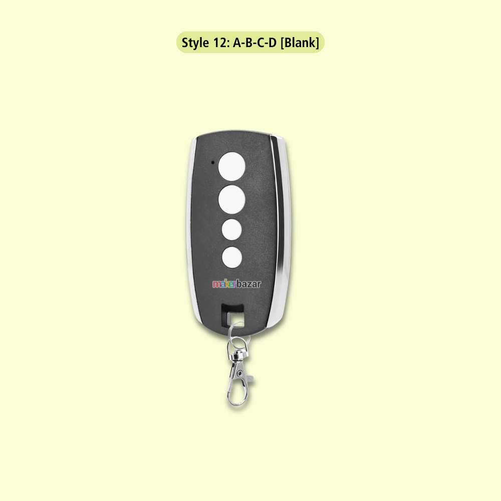 433Mhz 4-Channel RF Transmitter Remote Module