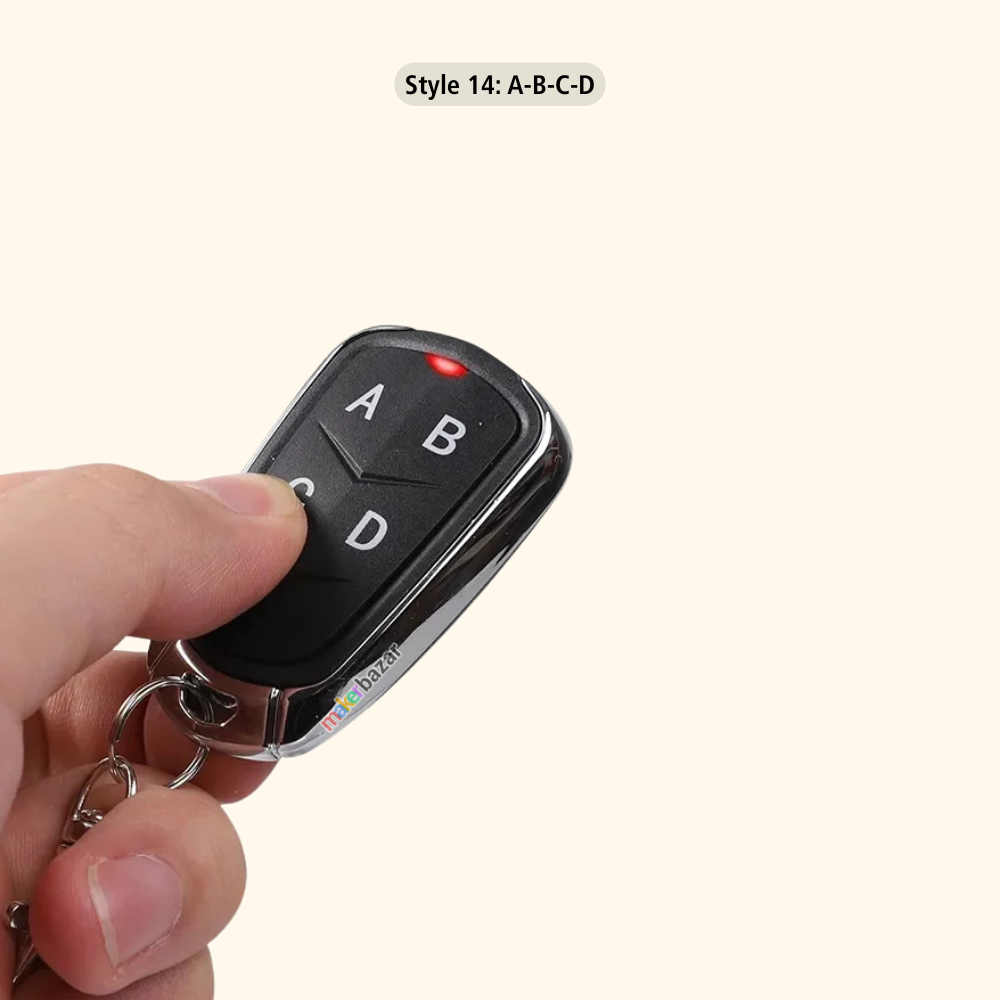 433Mhz 4-Channel RF Transmitter Remote Module