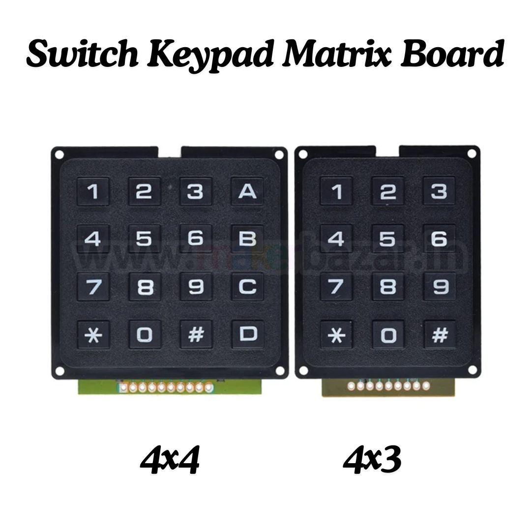 KeyBoard Matrix Button Keypad