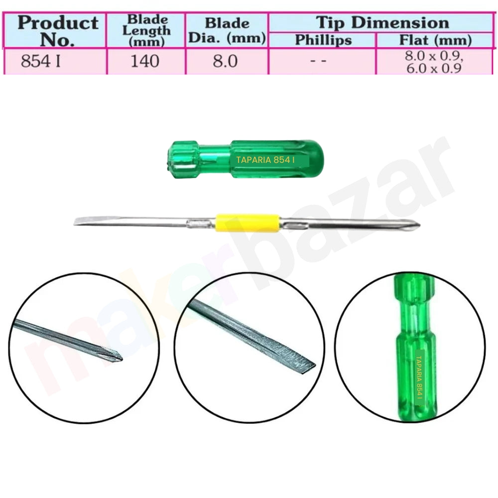 Taparia: Two In One Steel Screwdrivers