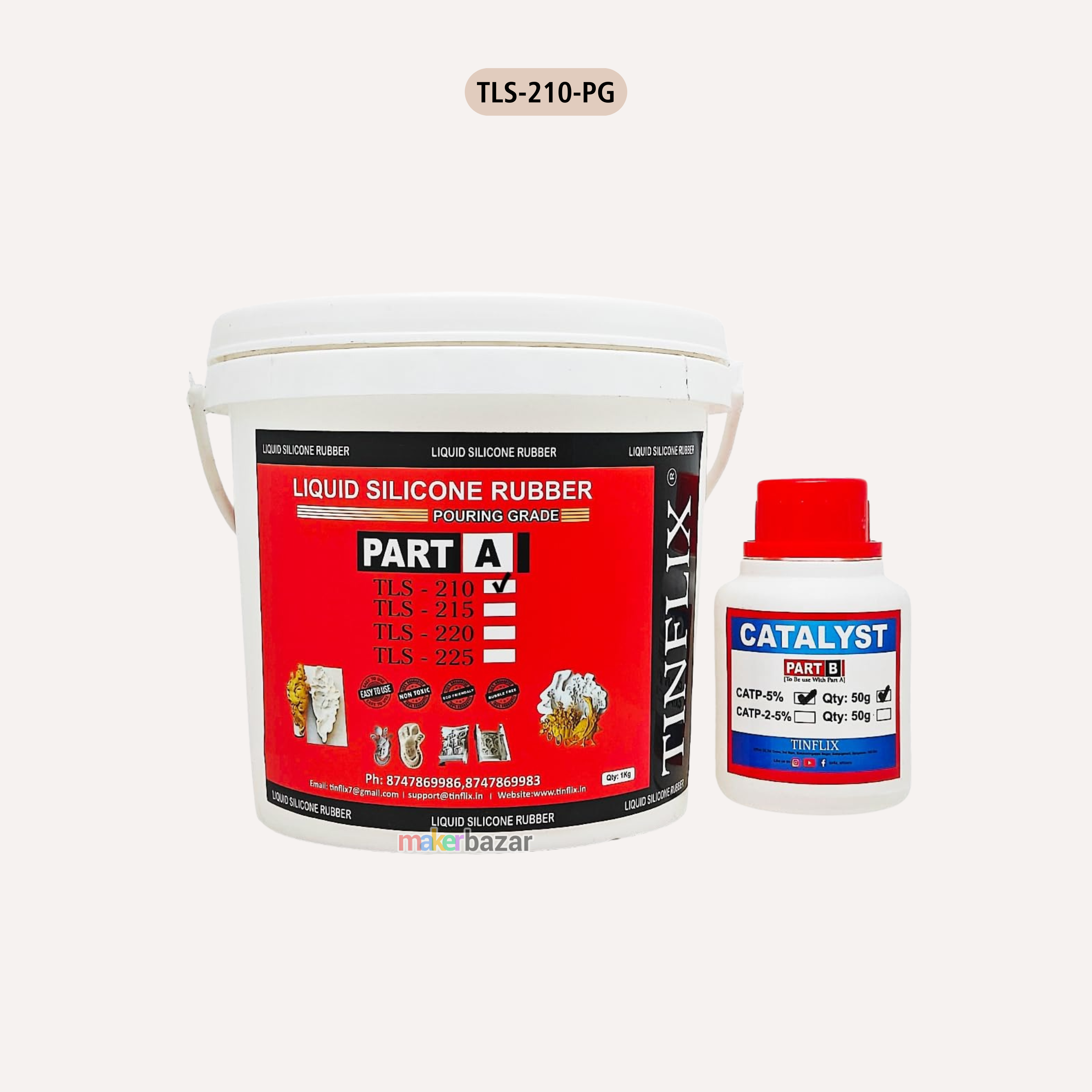 Liquid Silicone Rubber RTV for Mold Making (Artificial Stone, Wood, Resin)