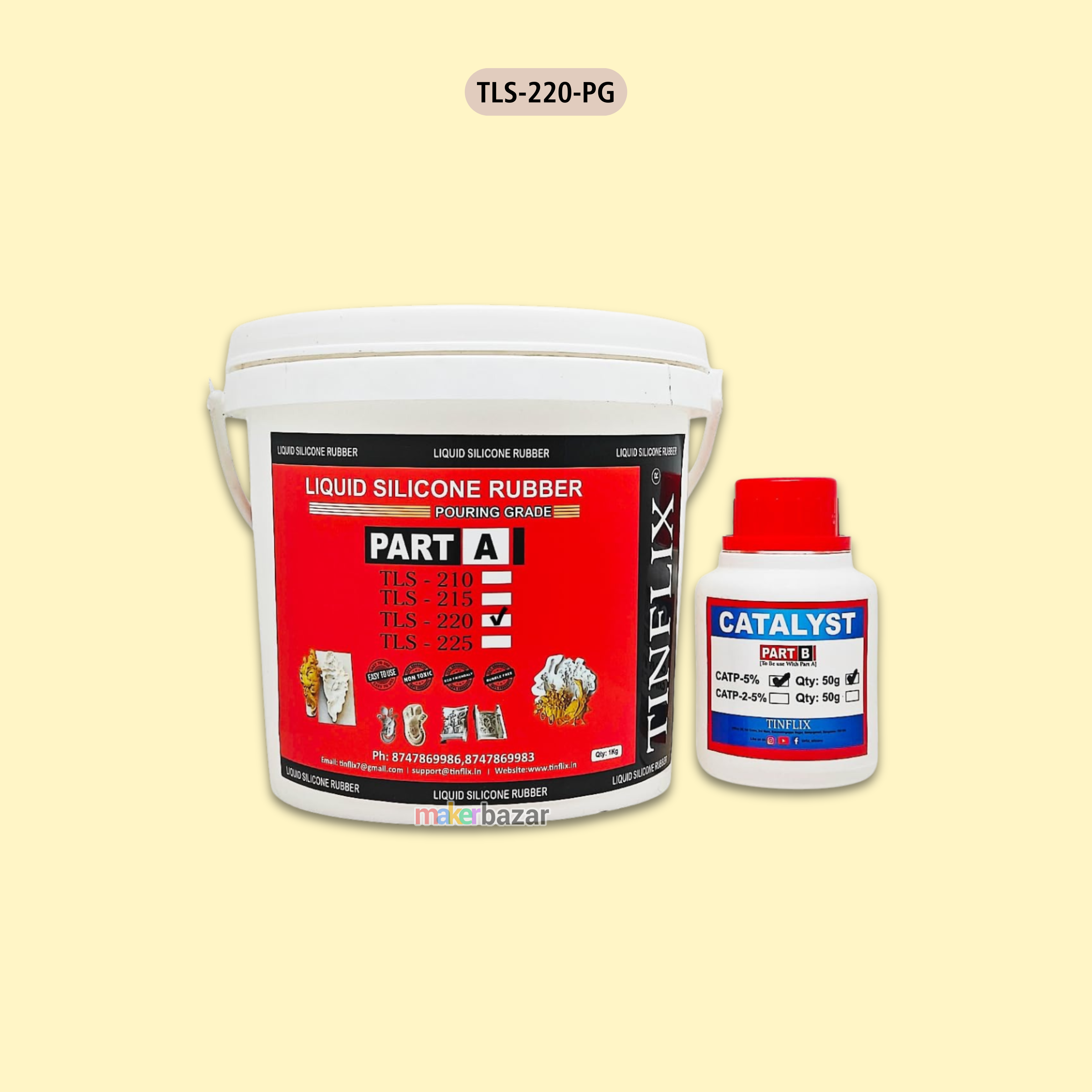 Liquid Silicone Rubber RTV for Mold Making (Artificial Stone, Wood, Resin)