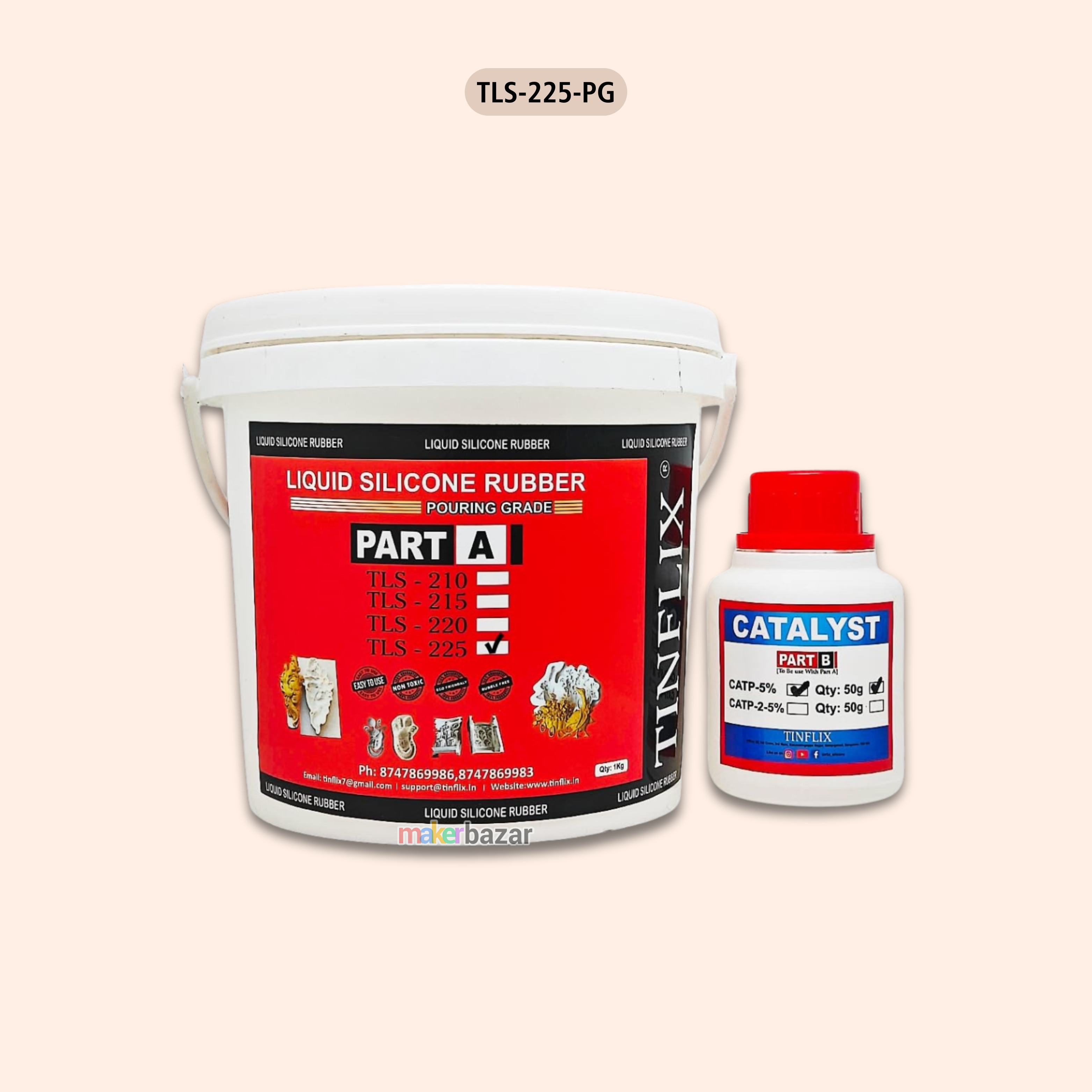 Liquid Silicone Rubber RTV for Mold Making (Artificial Stone, Wood, Resin)