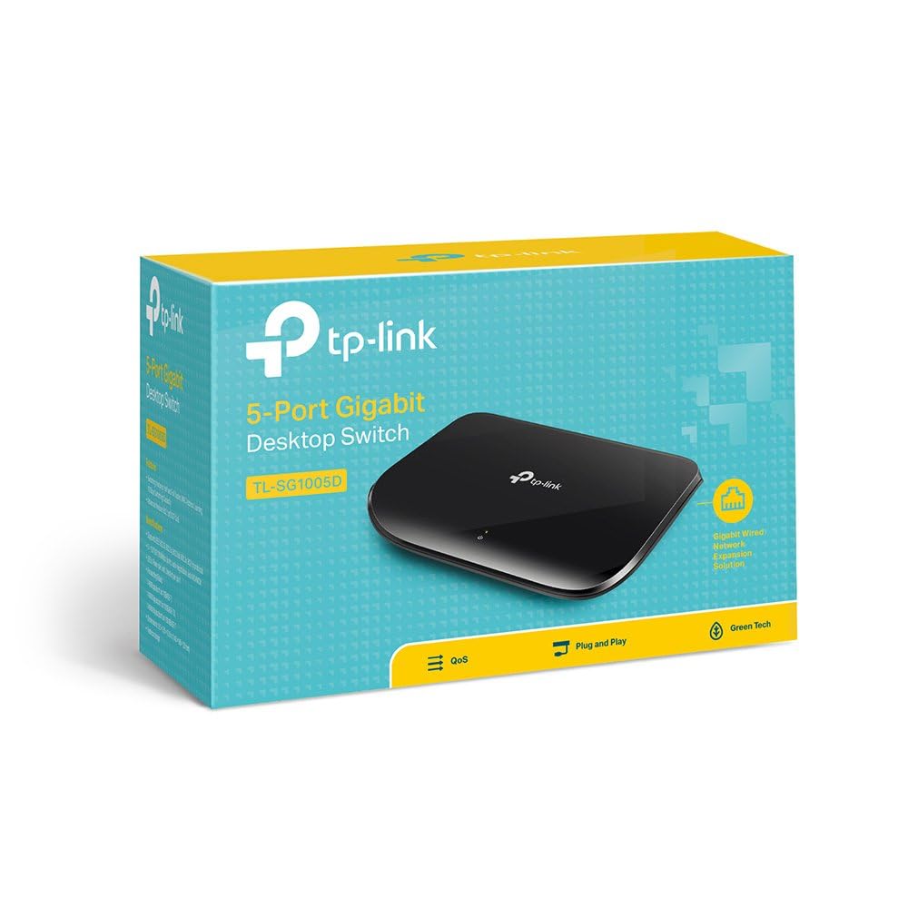 TP-Link TL-SG1005D 5-Port Gigabit Ethernet Switch Hub