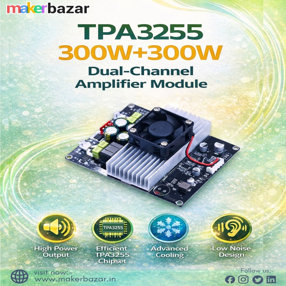 TPA3255 300W+300W Dual-Channel High Amplifier Board Low Noise Module