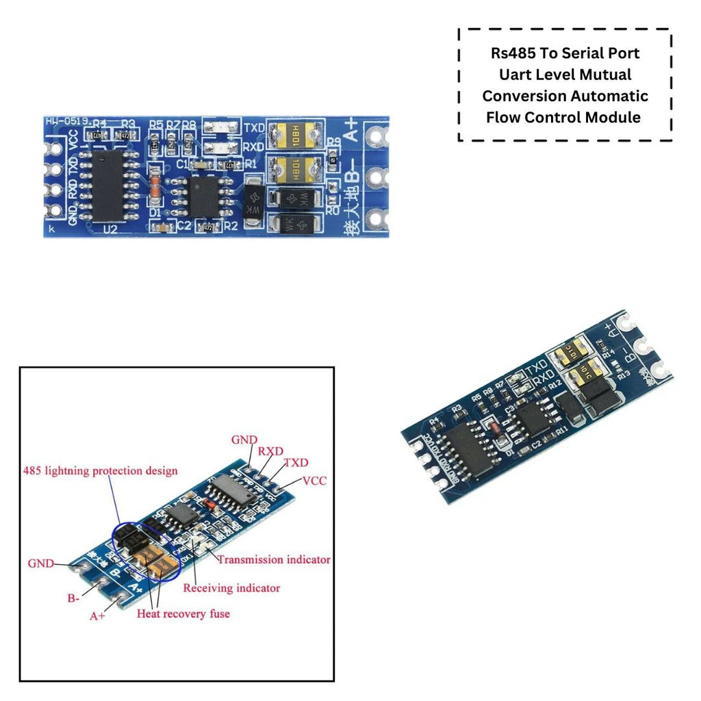 TTL Zu RS485 Konverter Modul – 3.3V / 5.0V, Hardware Auto Control, Für Arduino & AVR