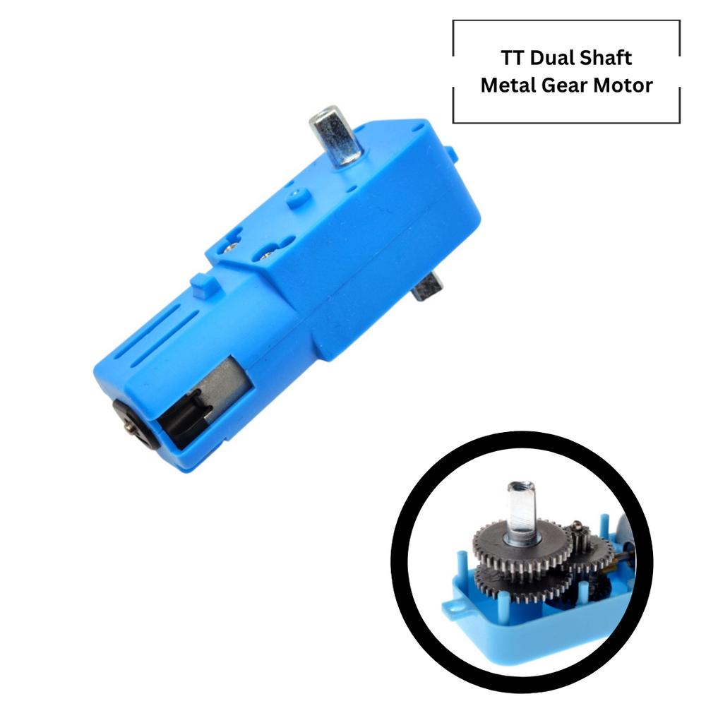 Tt Motor Types DC 3-6V TT Metal Robot Smart Gear Motor: High-Performance Power for ...