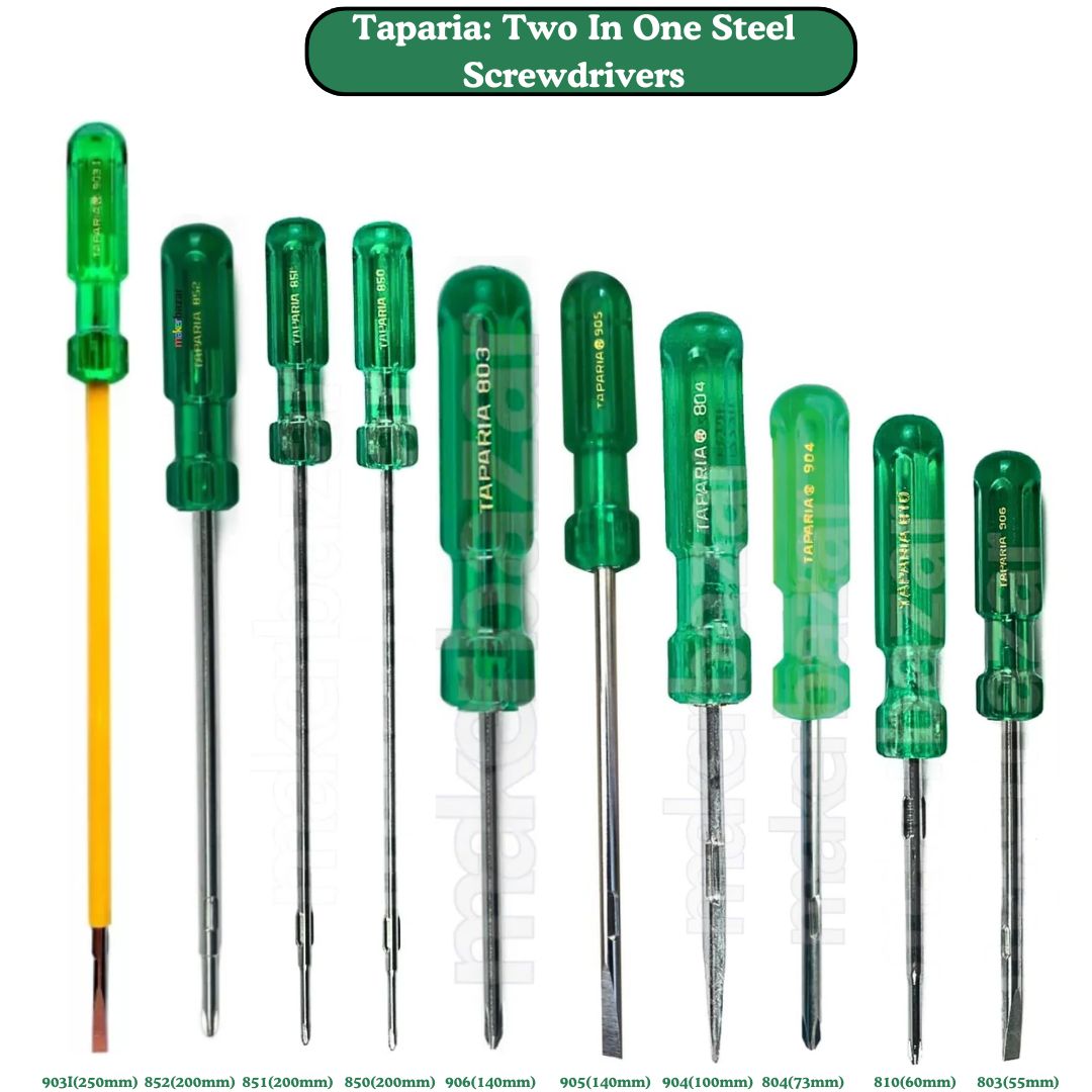 Taparia: Two In One Steel Screwdrivers