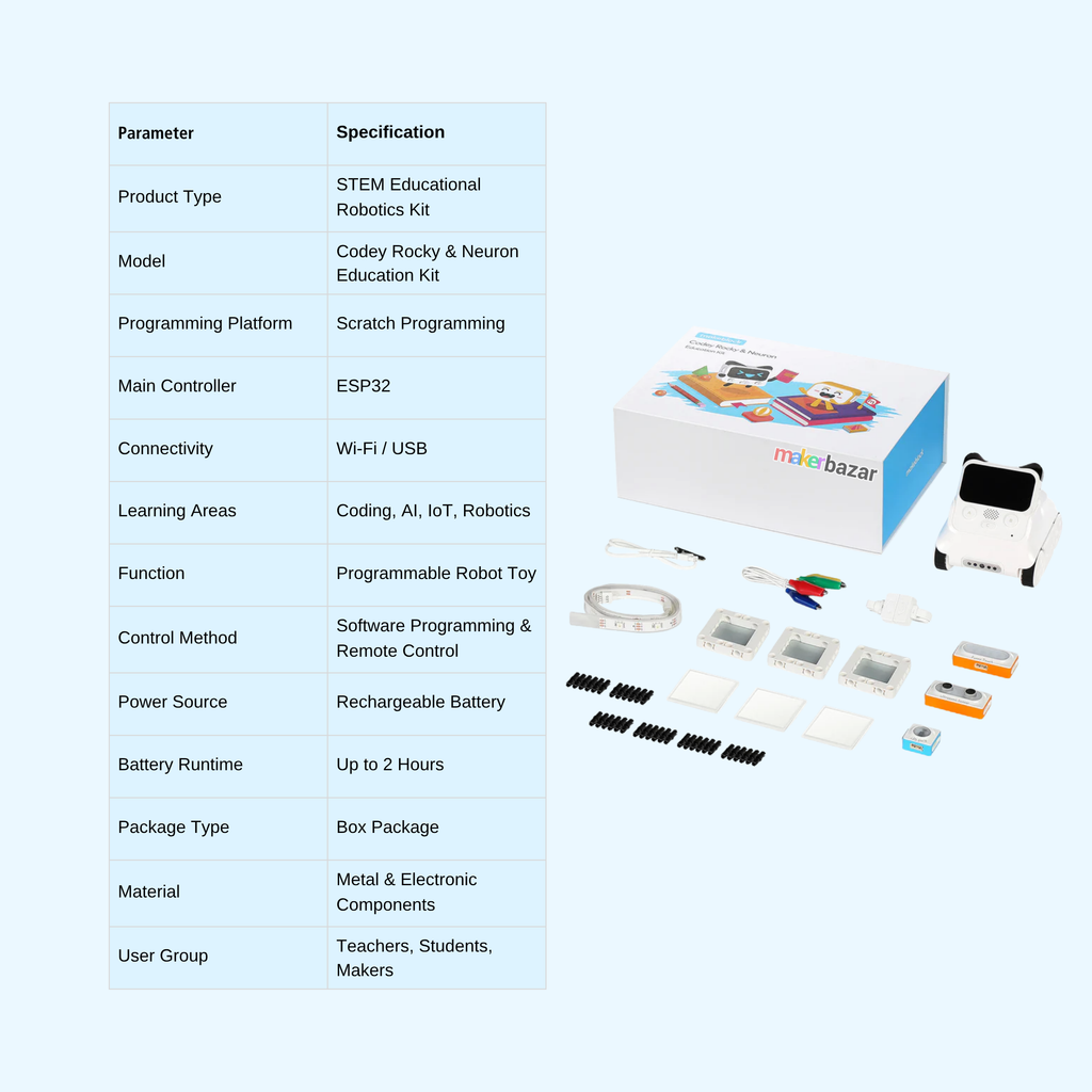 Makeblock Codey Rocky Neuron STEM Education Kit