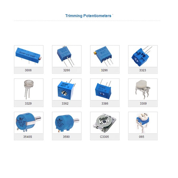 3296 Trimpot Vertical Trimmer Potentiometer