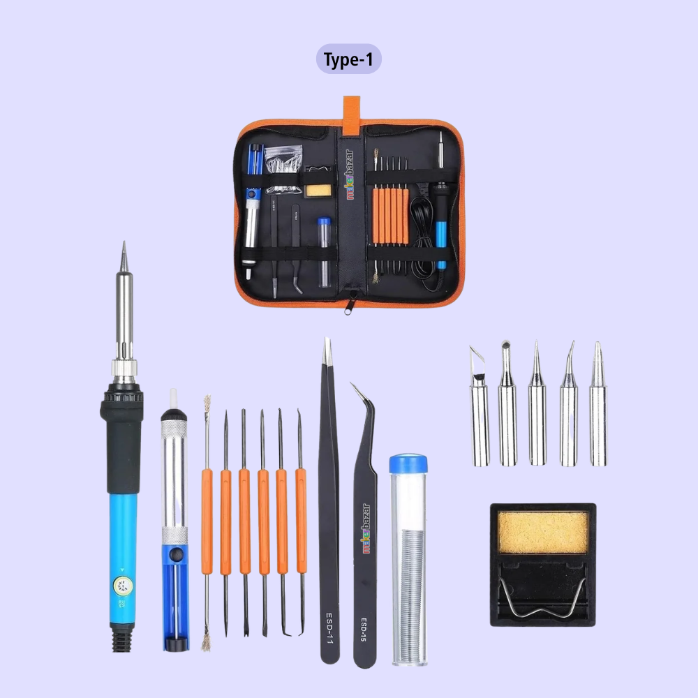MBSIK01 - Temperature Controlled Soldering Iron with Accessories Kit