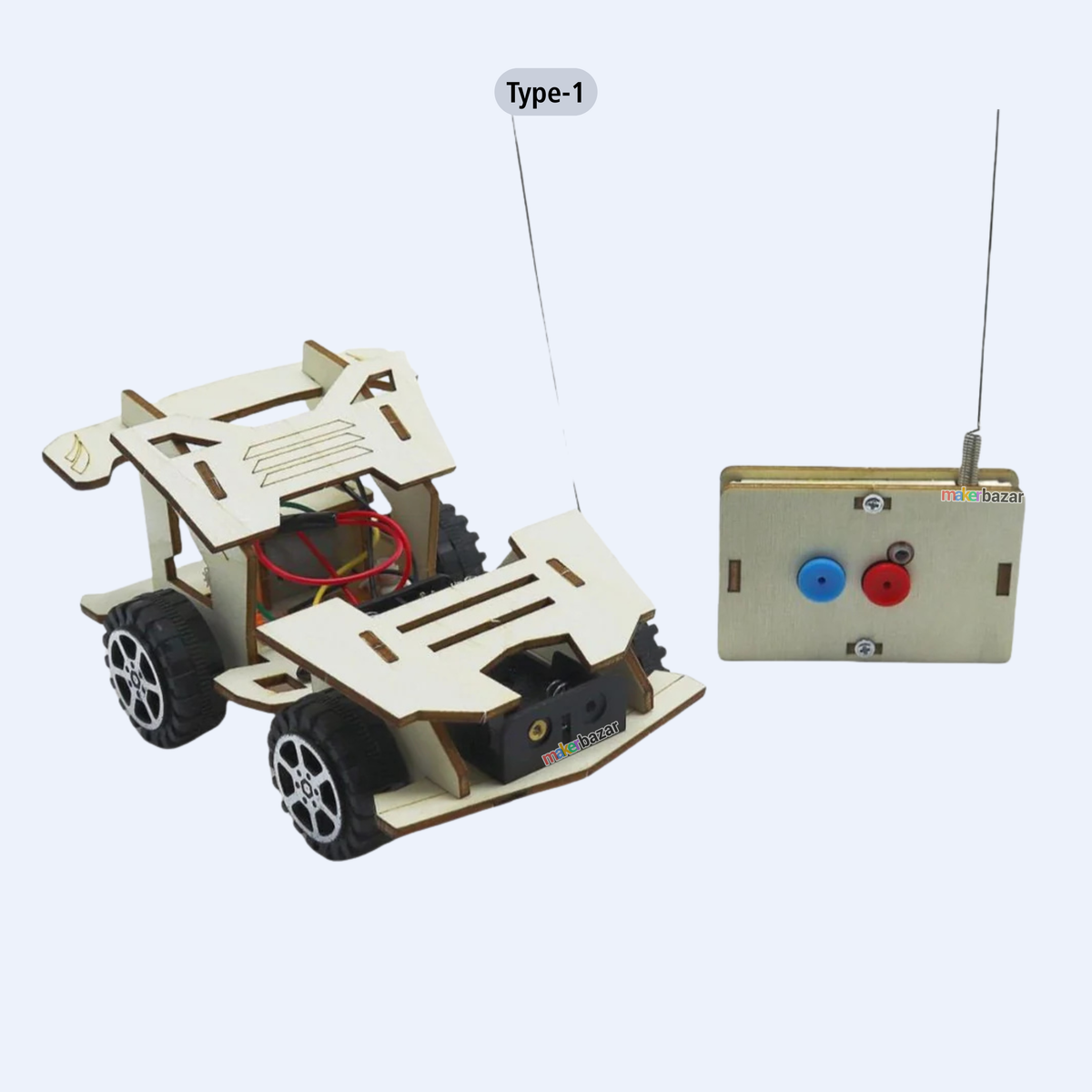 DIY Wooden Remote Controlled Racing Car STEM Kit