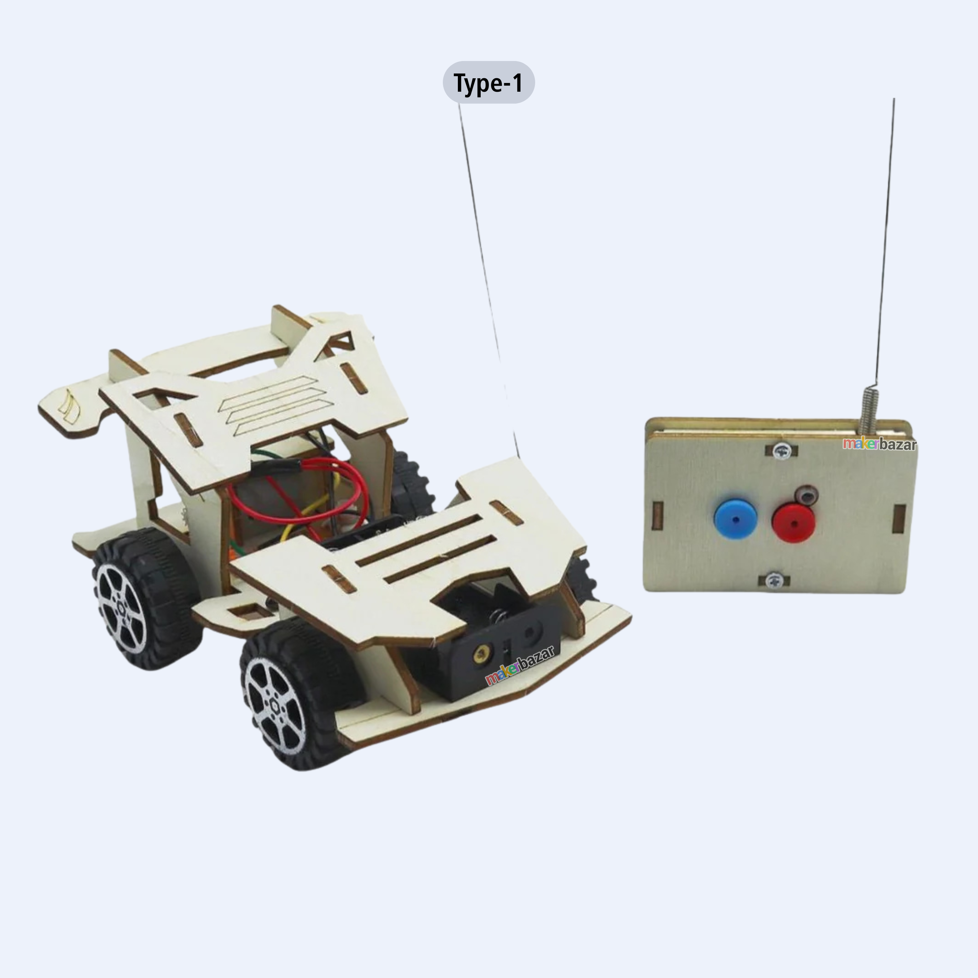 DIY Wooden Remote Controlled Racing Car Kit