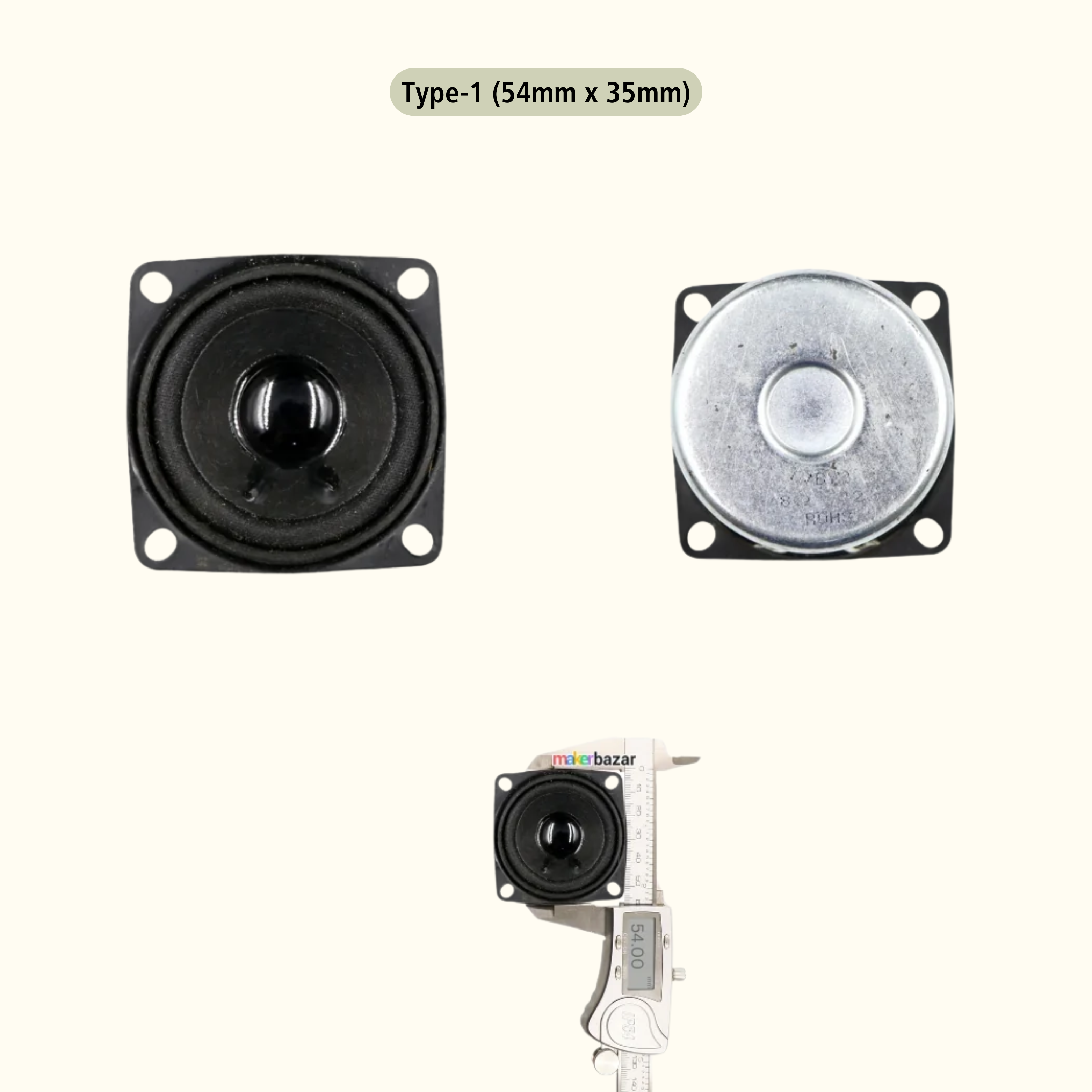 2-Inch Internal Magnet Speakers With Frame