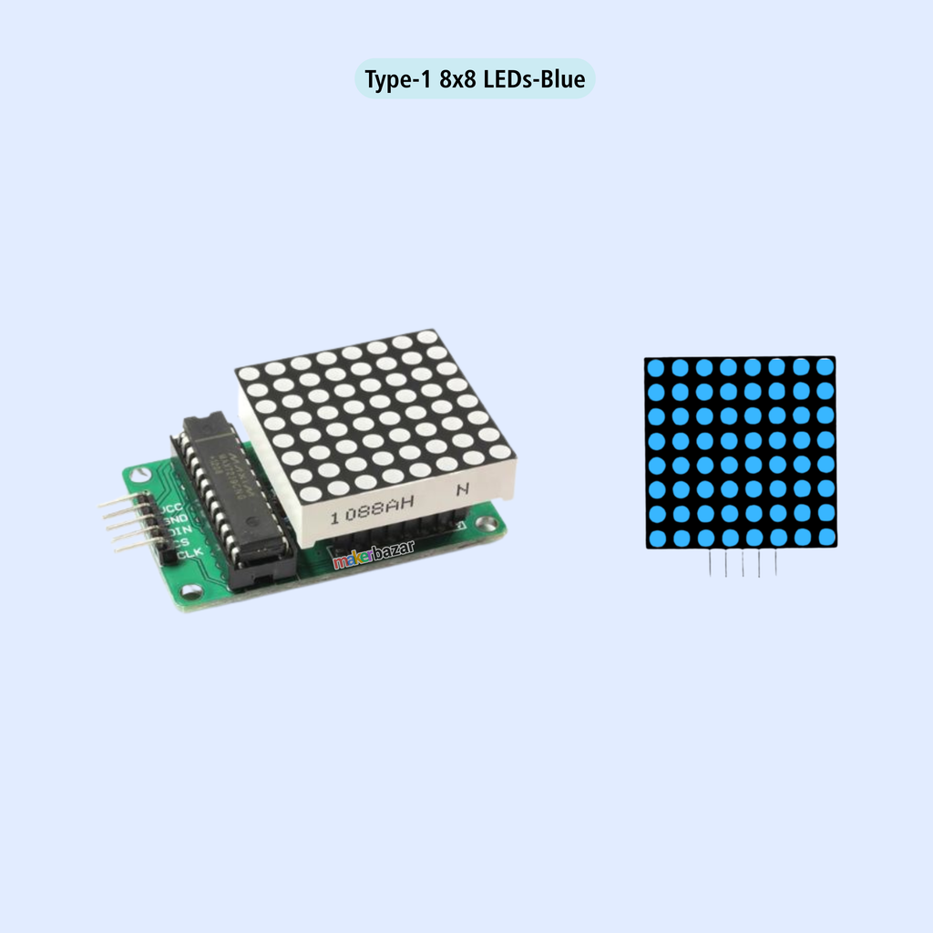 Simplex 8 Led Module MAX7219 Dot LED Matrix Display Module