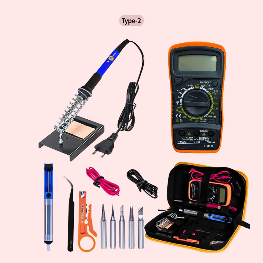 MBSIK01 - Temperature Controlled Soldering Iron with Accessories Kit