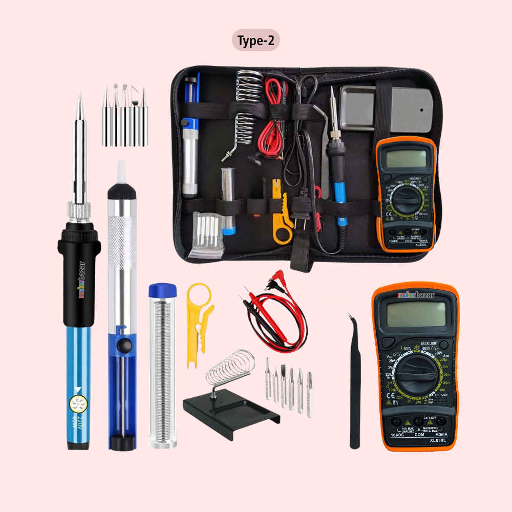 MBSIK01 - Temperature Controlled Soldering Iron with Accessories Kit