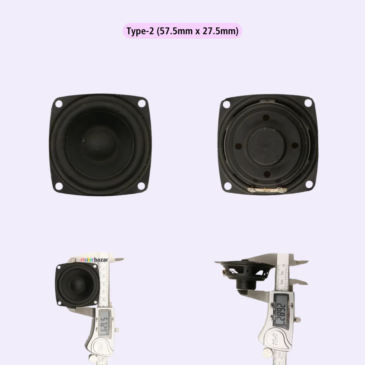2.25-Inch Internal Magnet Speaker with Frame