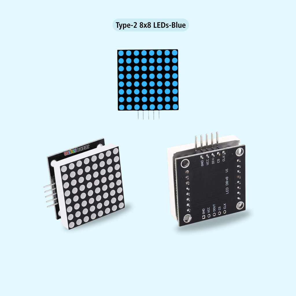MAX7219 Dot LED Matrix Display Module