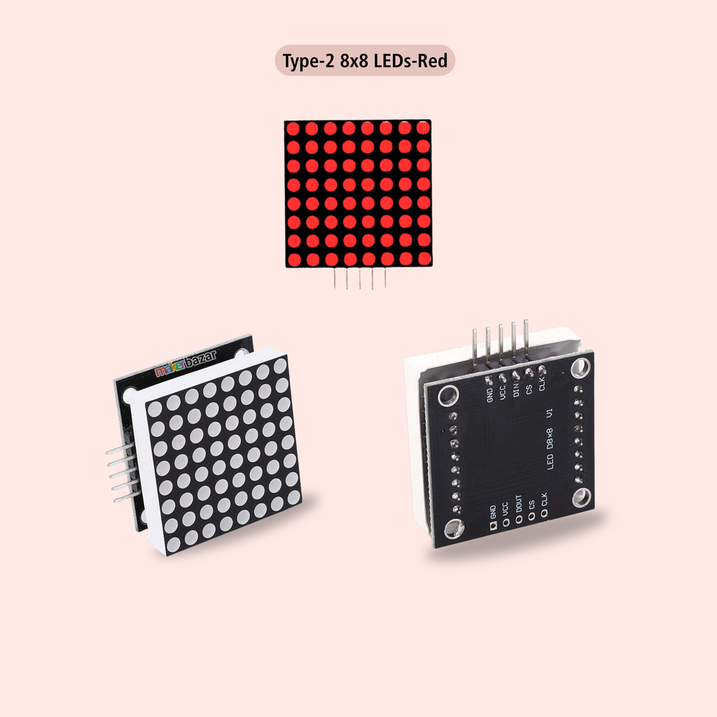 Led Matrix Module MAX7219 Dot LED Matrix Display Module