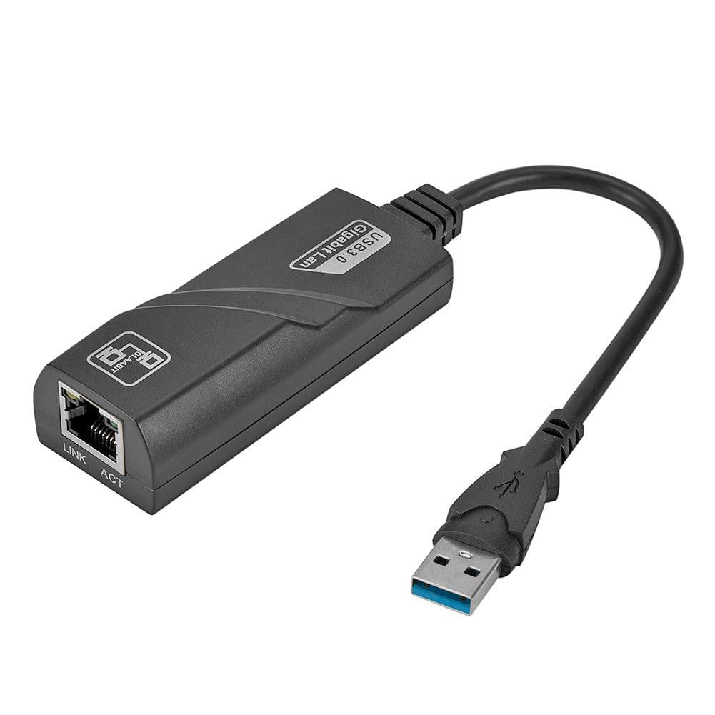 USB 3.0 Gigabit Ethernet Adapter 10~100 Mbps