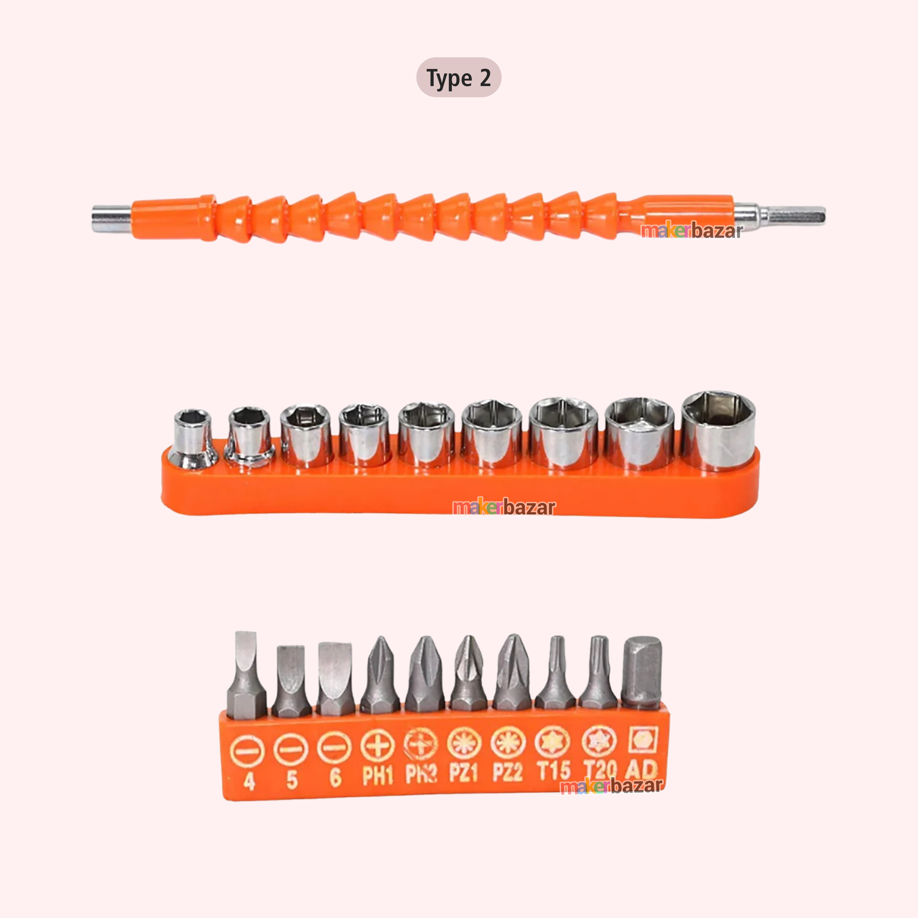 Flexible Drill machine and Electric ScrewDriverExtension Shaft