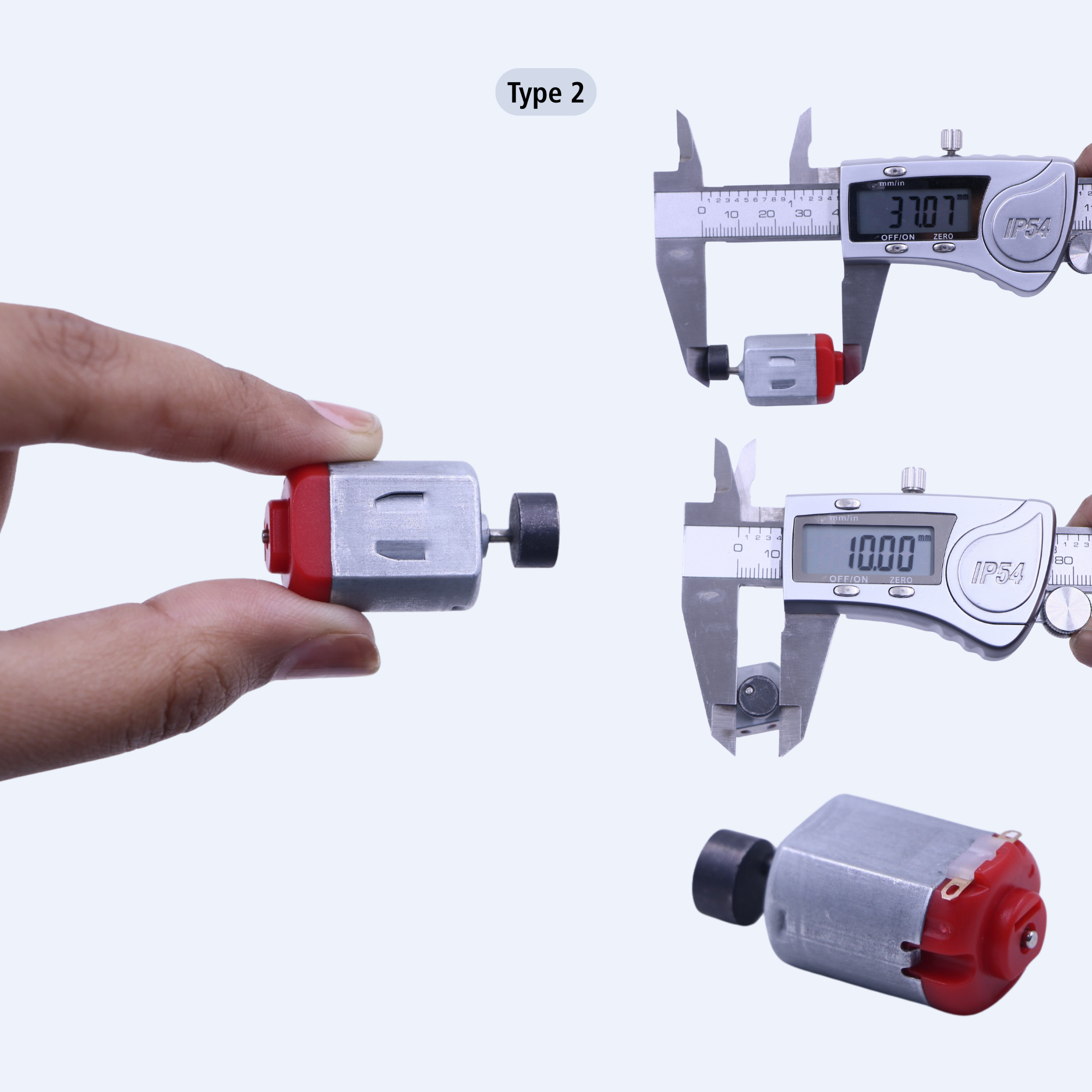 ERM Vibration DC Motor 3-9V (Big Toy Motor Size)