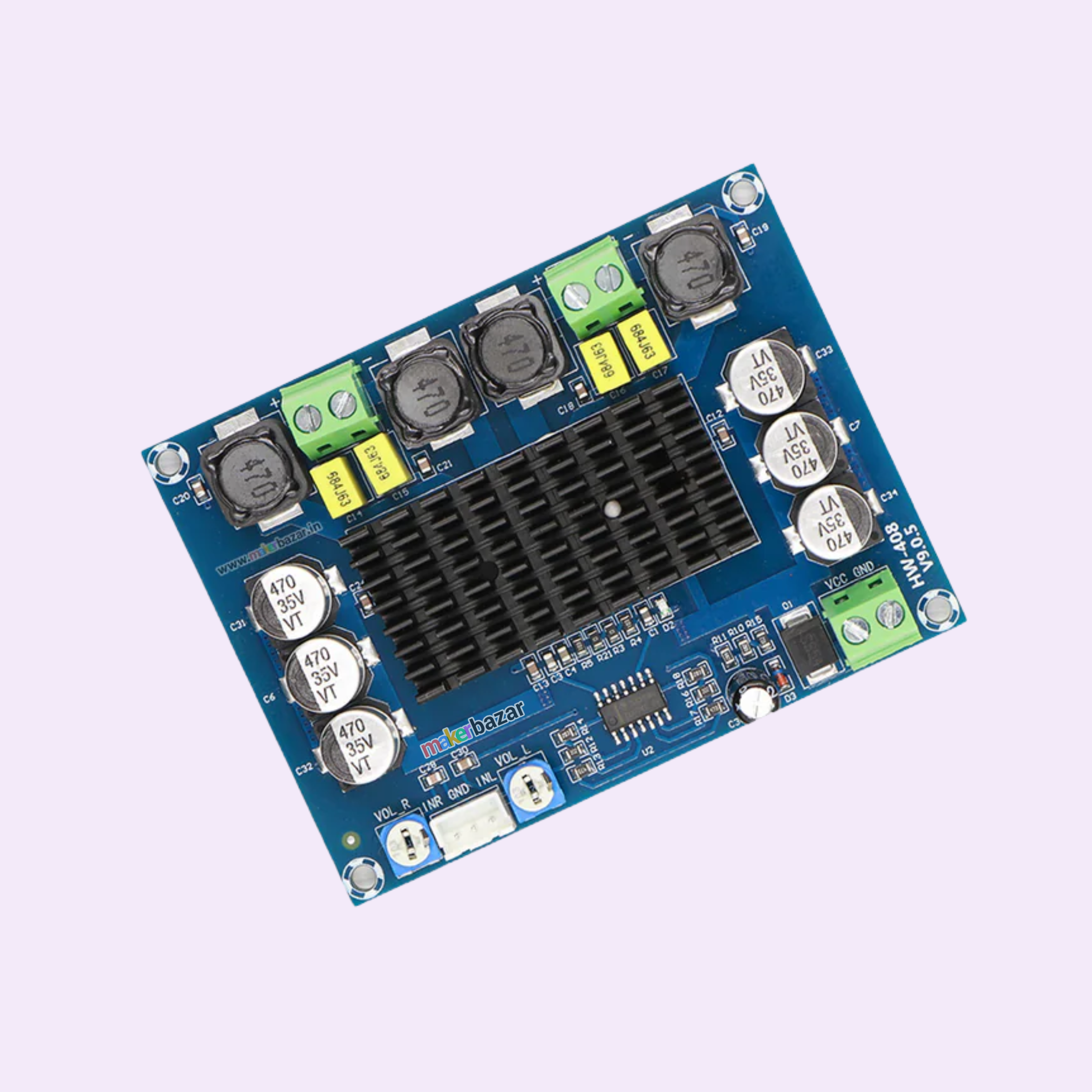[Type 1] XH-M543 120W Dual Channel High Power Digital Power Amplifier Board