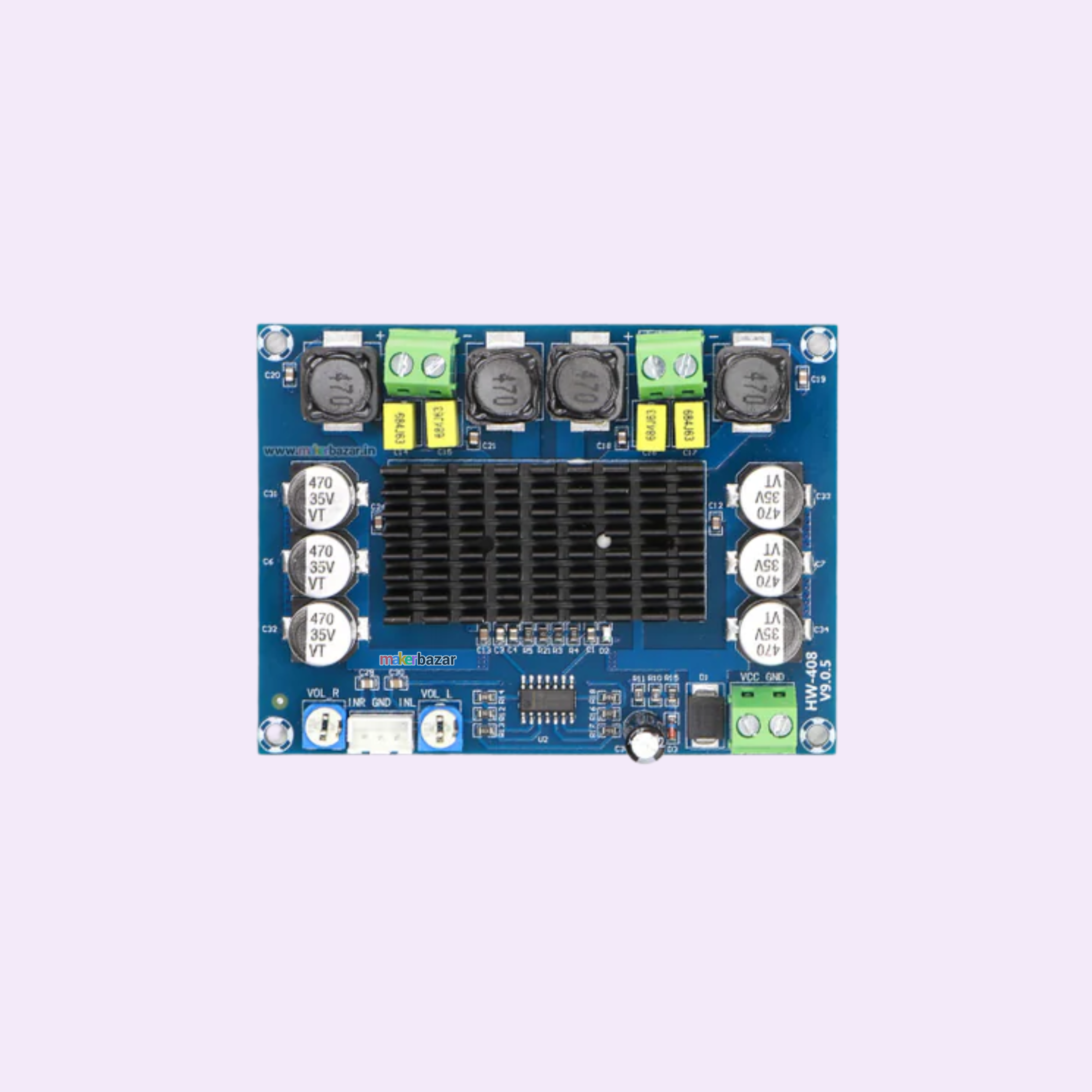 [Type 1] XH-M543 120W Dual Channel High Power Digital Power Amplifier Board