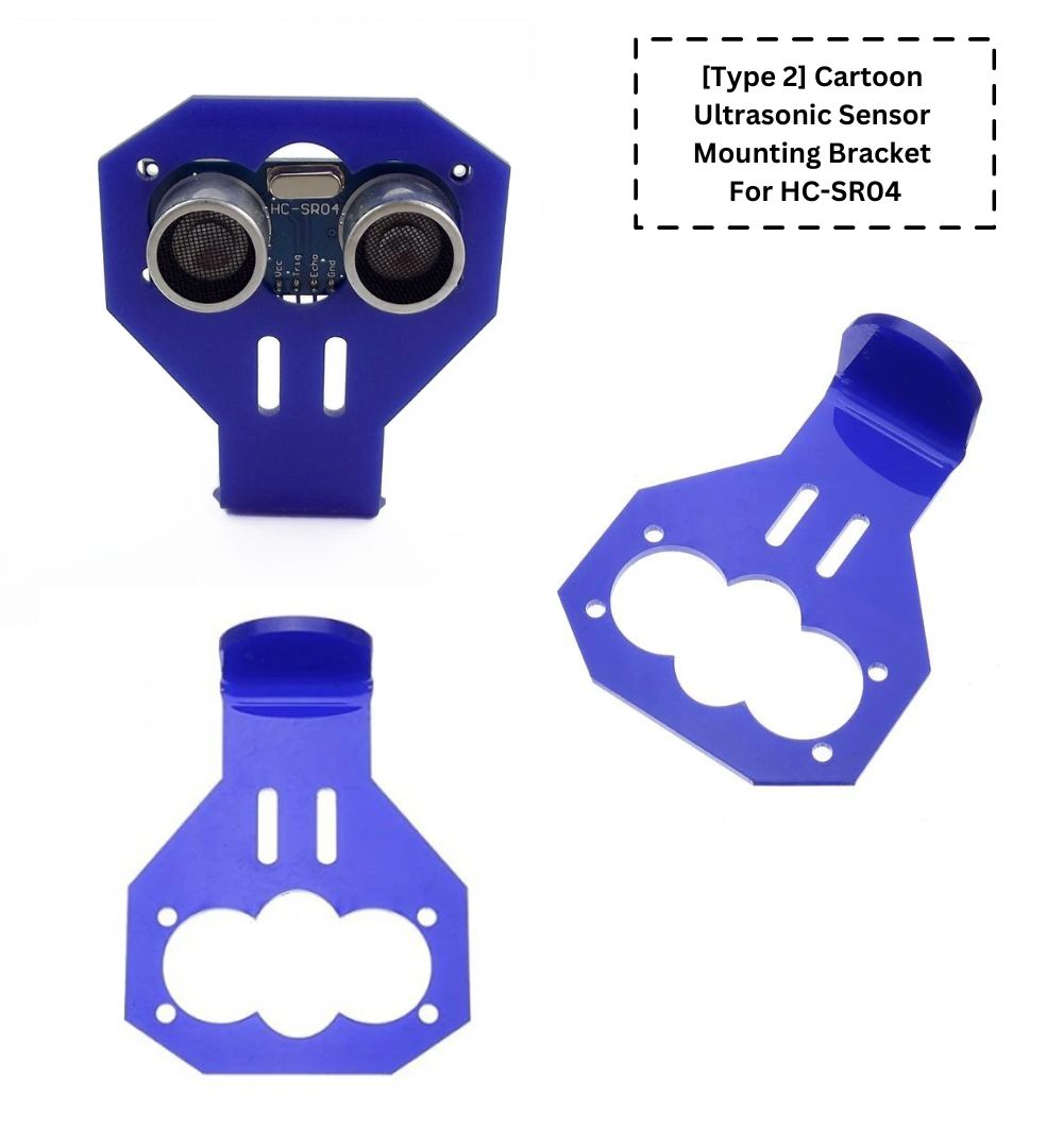 Universal Sensor Mount Rods Secure Your Ultrasonic Sensor: Acrylic Mounting Bracket (HC-SR04 ...
