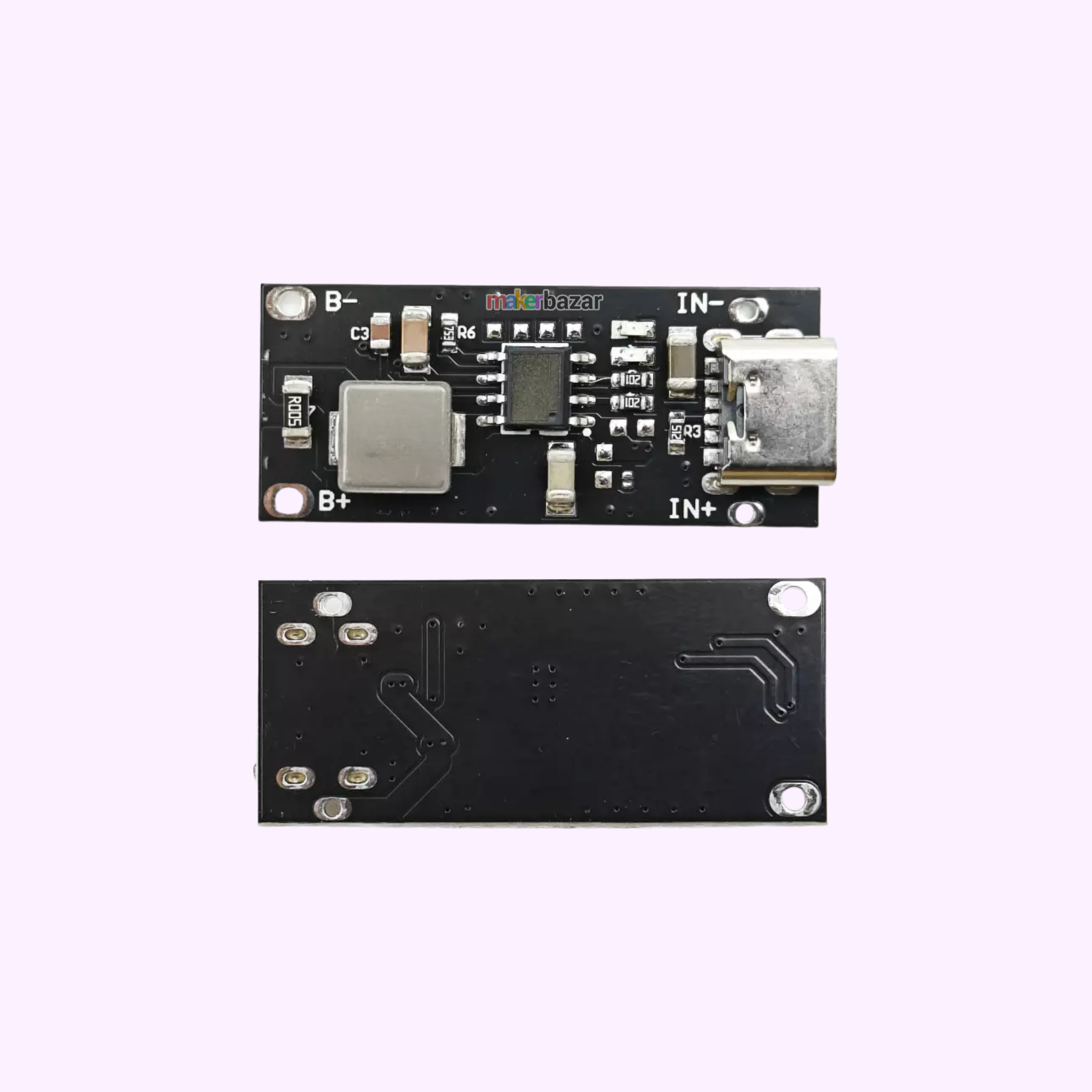 [Type 3] Type-C USB 3A Polymer Ternary Li-ion Lithium Quick Fast Charging Board IP2312 CC/CV Mode 5V To 4.2V