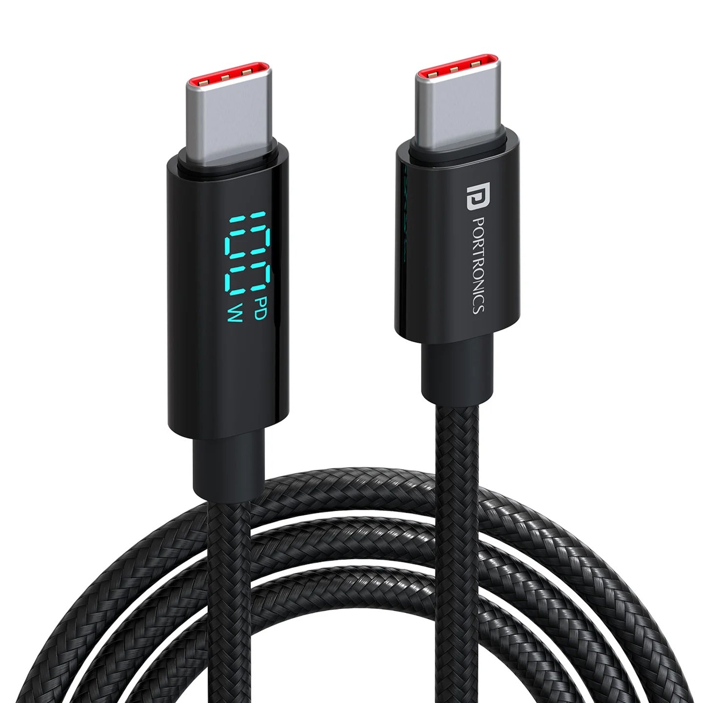 Portronics: Type-C to Type-C USB Data Cable - Main Image
