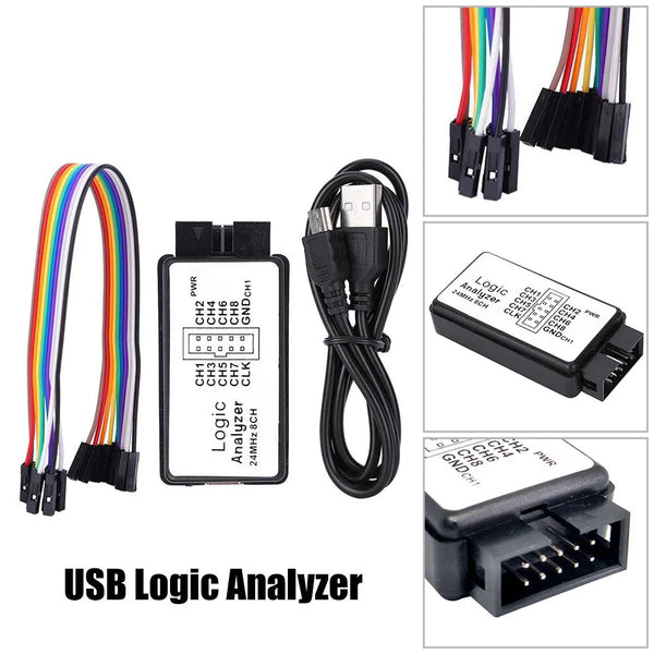 USB Logic Analyzer 24M 8 Ch Channels