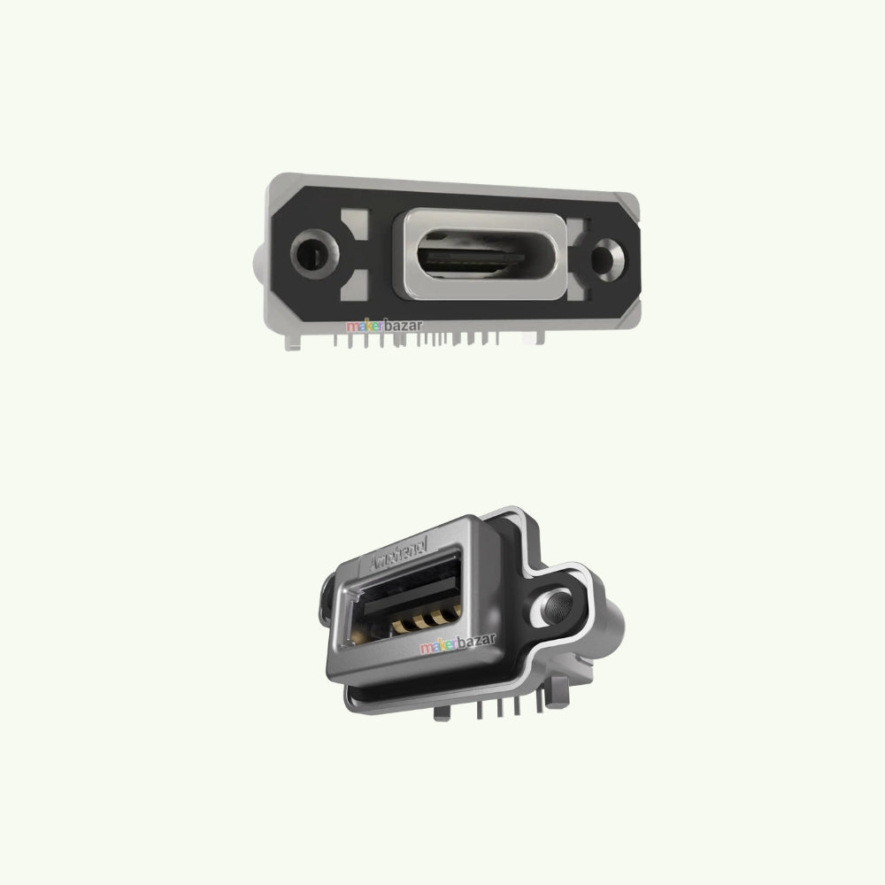 Amphenol: MUSBR-Series USB Connectors Rugged Through-Hole