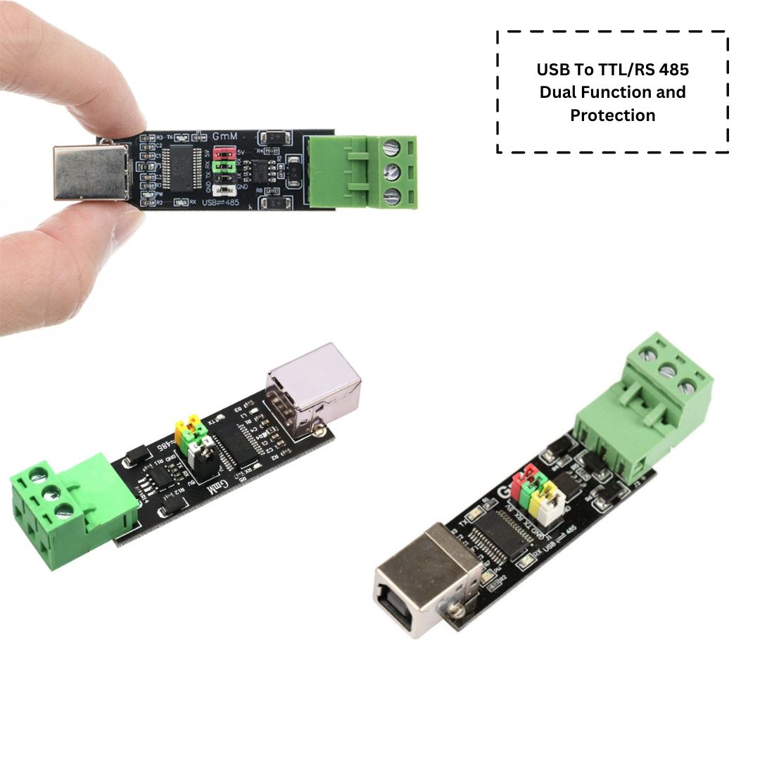 3.3V-5V TTL to RS485 Power Supply Converter Board Hardware Auto Controllers