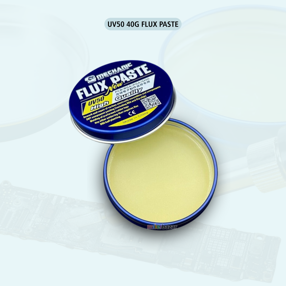 UV50 UV80 Flux Paste for BGA SMD PCB Soldering