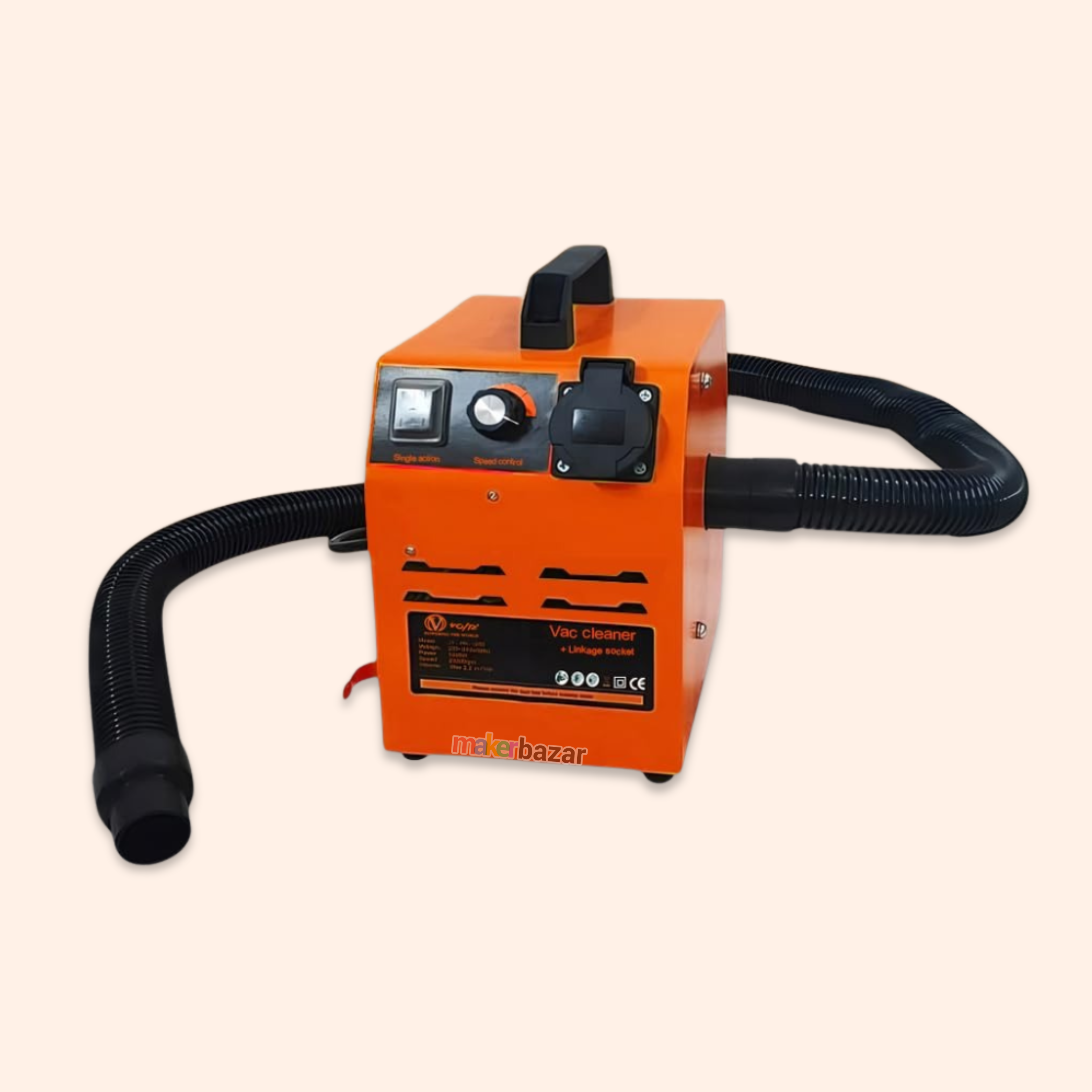 VOLTZ Mini Vacuum Cleaner 1200W for Woodworking Dust Collection