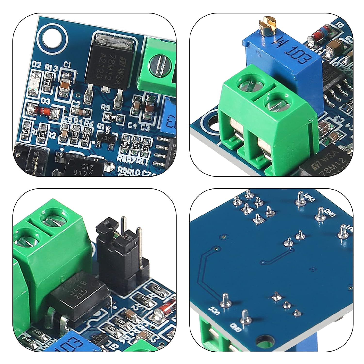 0-100% PWM to 0-10V Voltage Signal Converter