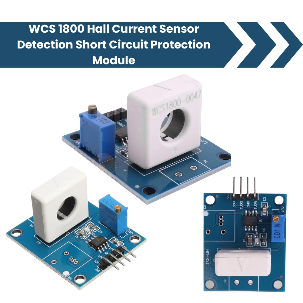 WCS Hall Current Sensor Detection Short Circuit Protection Module