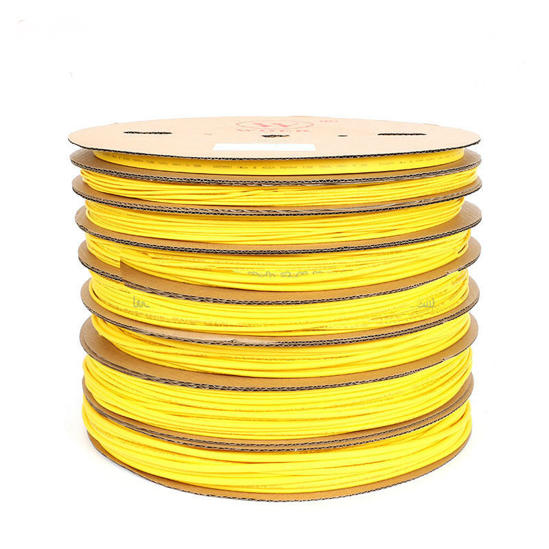 Yellow Heat Shrink Sleeve Tube For Wire Protection