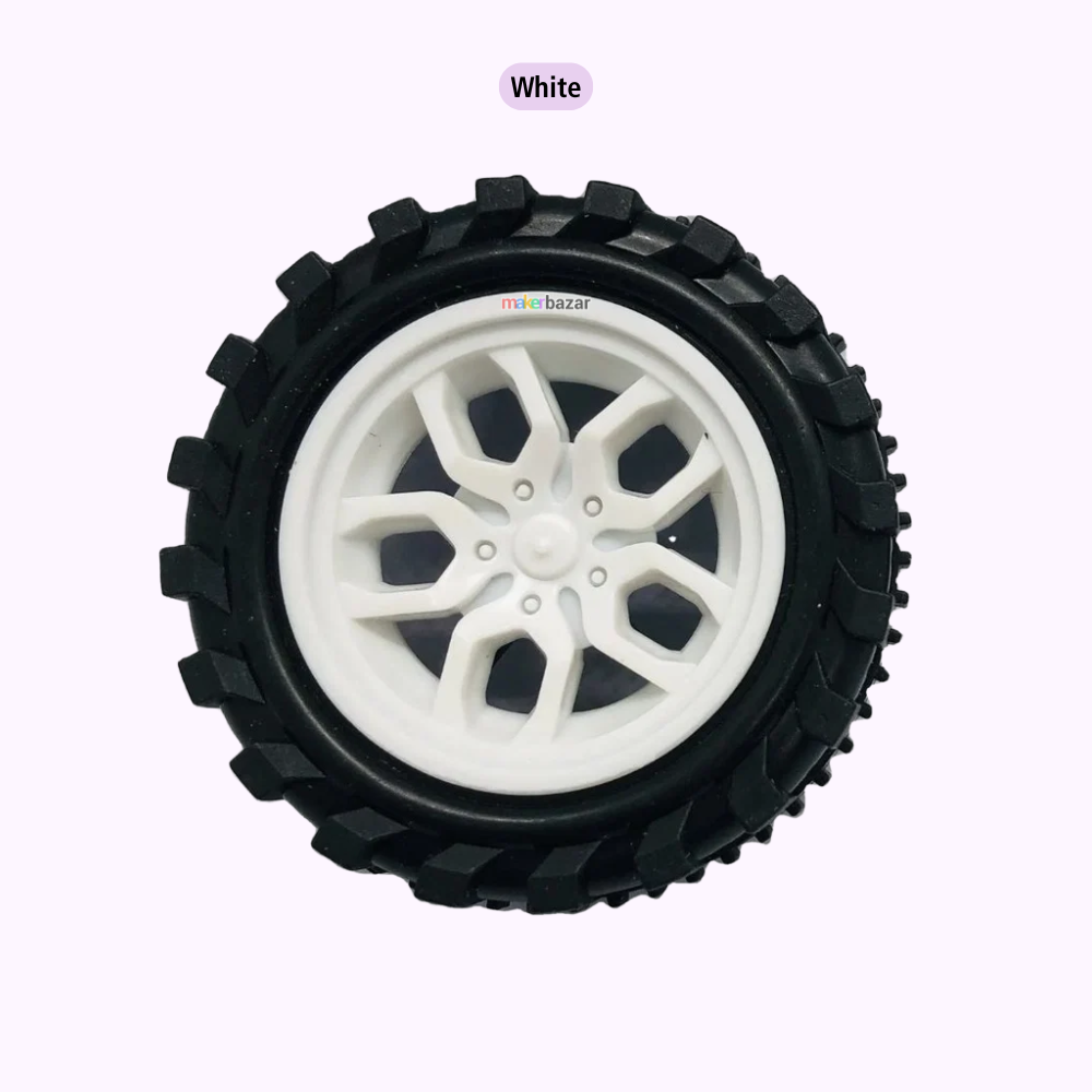 30x11mm DIY Plastic Wheels for 2mm Shaft RC Toys Motor