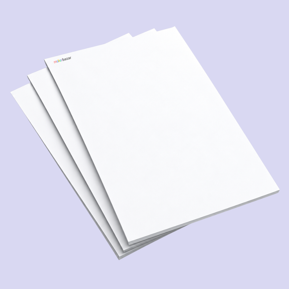 A4 100GSM Coated Matte Inkjet White Printing Paper [Packet of 100]