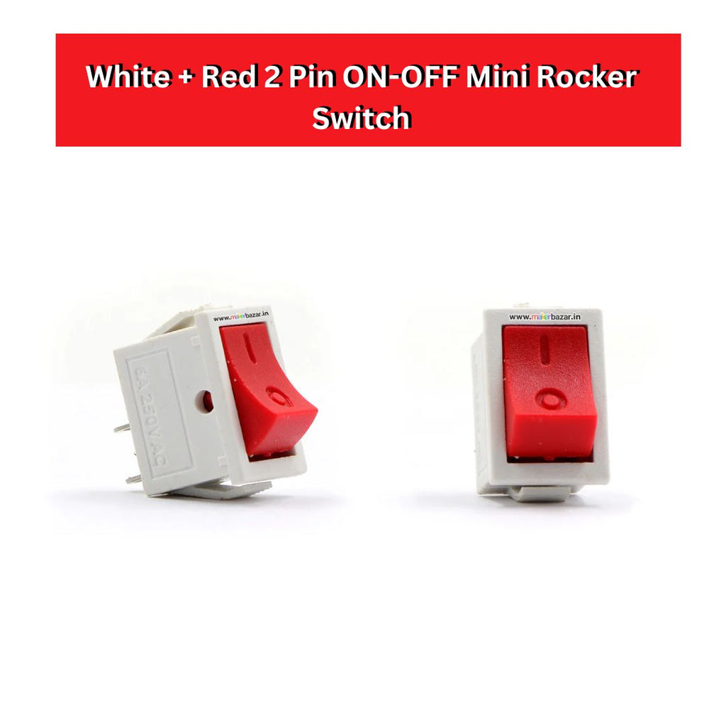 Mini Double Rocker Switch 2 Pin Mini Rocker Switch - Compact & Reliable Control Switch