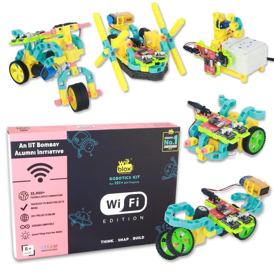 WitBlox IOT Robotic Science Kit 101+ projects 137 Parts