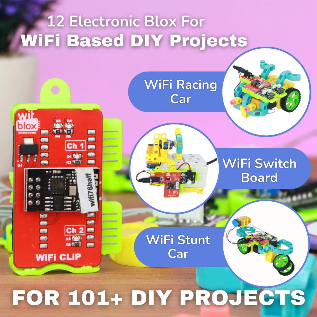 WitBlox IOT Robotic Science Kit 101+ projects 137 Parts