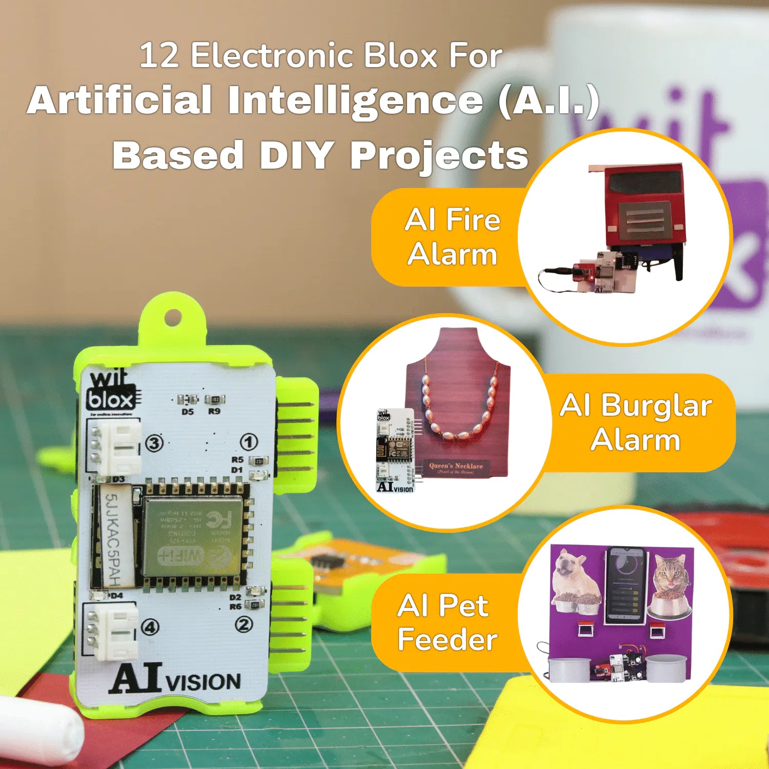 WitBlox Mega DIY Robotics Kit with Artificial Intelligence Edition [AI]